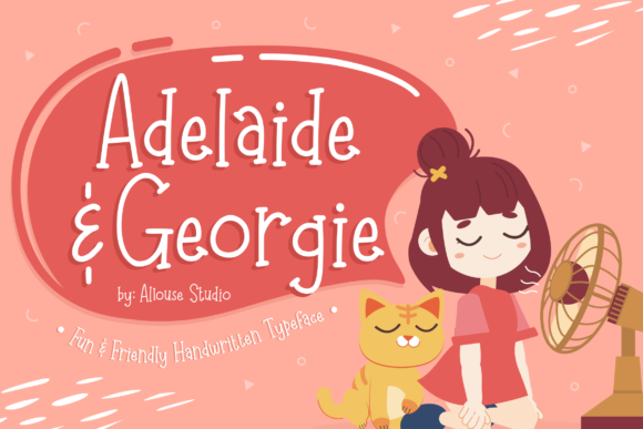 Adelaide and Georgie Font for Creative Projects