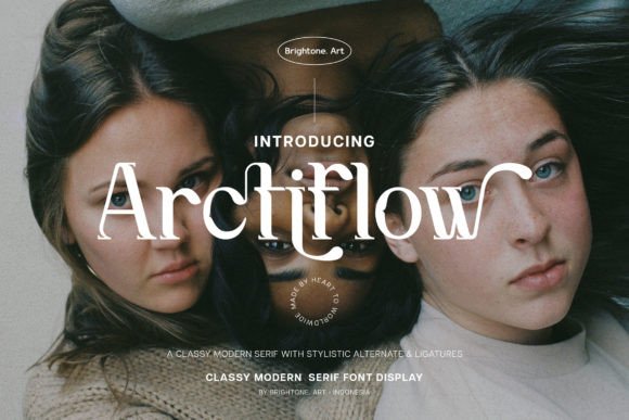Arctiflow: A Stylish Serif for Business Branding