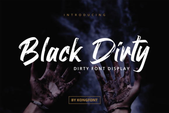 Black Dirty: A Handwritten Font for Editorial Magic
