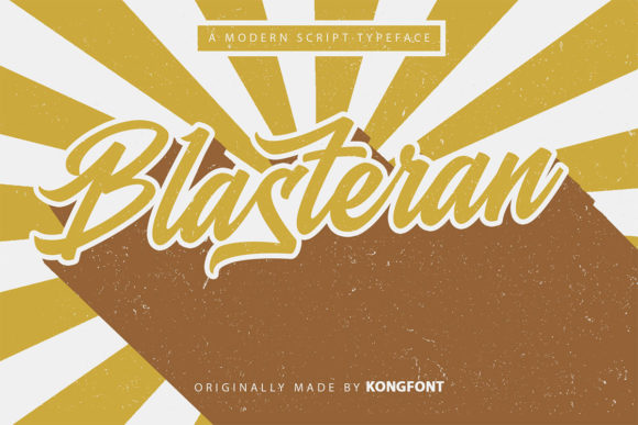 Blasteran: A Playful Font for Creative Campaigns