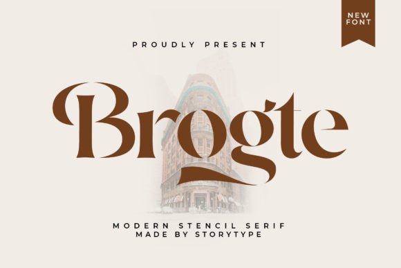 Brogte: A Serif Font for Elegant Design
