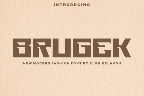 Brugek: A Modern Font for Polished Branding