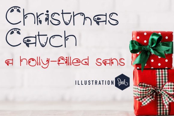 Christmas Catch: A Festive Font for Creative Projects