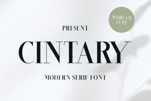 Cintary: A Stylish Serif Font