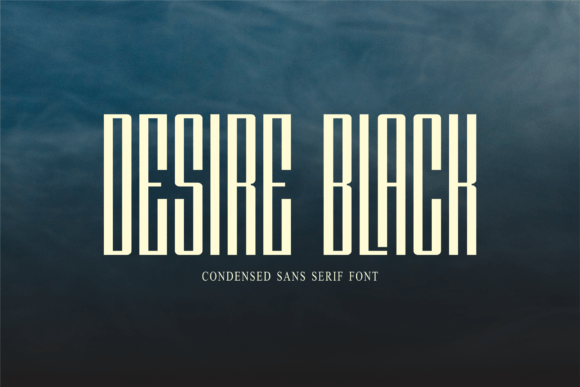 Desire Black Font for Web Design