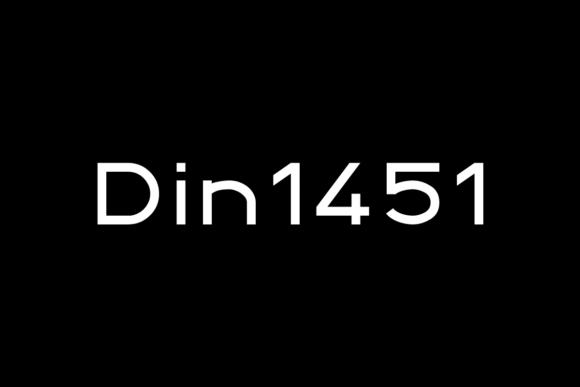 DIN 1451: A Font for Professional Branding