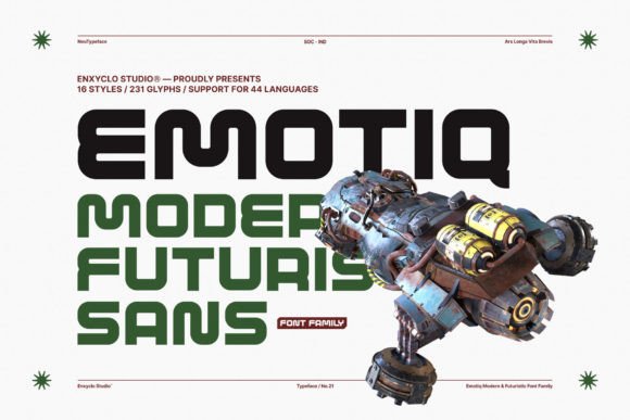 Emotiq: A Modern Font for Web Design