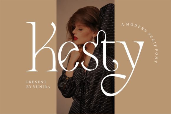 Kesty: A Serif Font for Elegant Creations