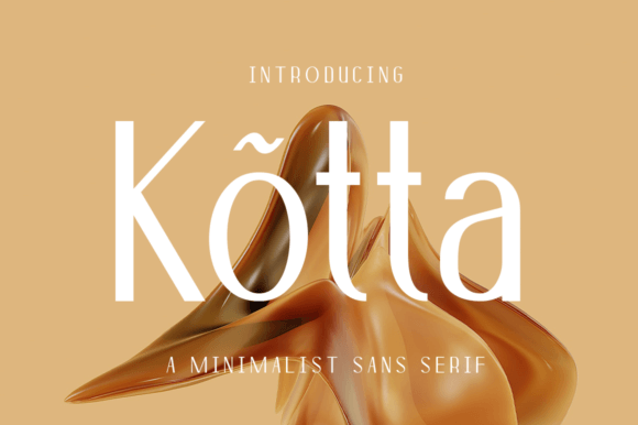 Kotta: A Modern Font for Elegant Design