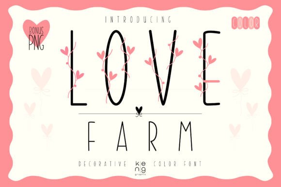 Love Farm Font: Bold & Beautiful