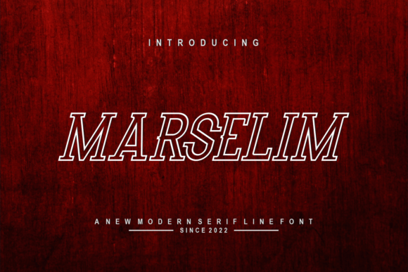 Marselim: A Classy Slab Serif Font