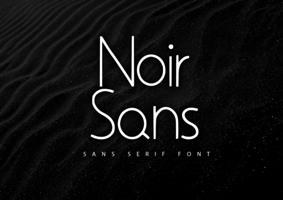 Noir Sans: A Sleek Font for Craft Creators