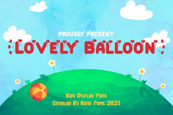 Playful Typography with Lovely Balloon