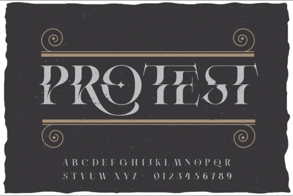 Protest: A Stylish Serif Font