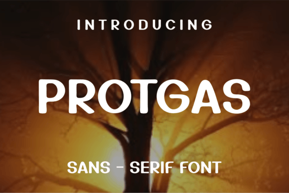 Protgas: A Modern Typeface for Elegant Design