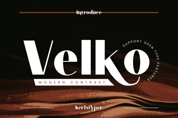 Velko: A Modern Sans Serif Font
