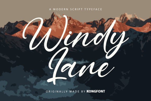 Windy Lane: A Playful Font for Creative Campaigns